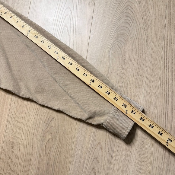 Vintage Tommy Hilfiger Corduroy Denim Collar Buttonup Shirt Mens Small Tan - Picture 11 of 11